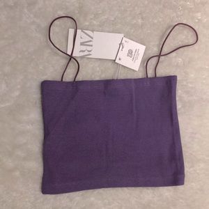 Zara purple cami